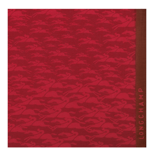 Sale on Red Men's Longchamp Fall-Winter 2022 Collection Other Stoles | 6532491-EY - Shop Now