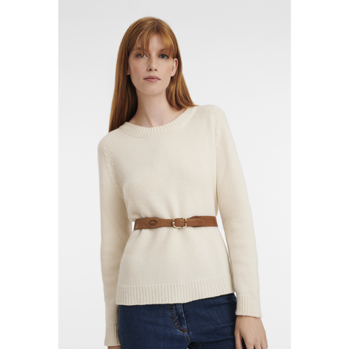 Brown Women's Longchamp 1980 Leather Belts | 4682173-PY