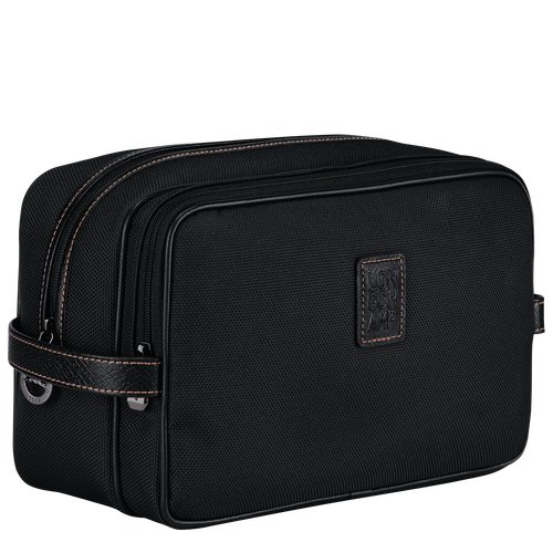 Black Women's Longchamp Boxford Canvas Toiletry Bags | 9824315-ZM
