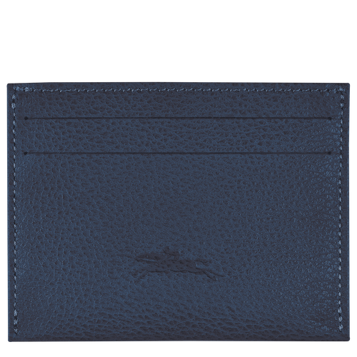 Blue Men's Longchamp Le Foulonné Leather Cardholders | 5079623-ZA