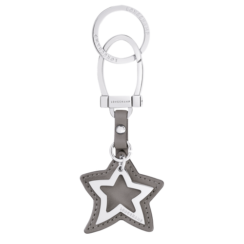 Grey Women's Longchamp Le Pliage Cuir Leather Key Rings | 5012946-ND