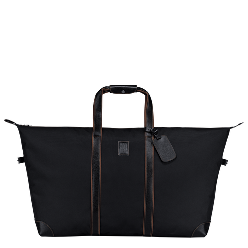 Black Men's Longchamp Boxford Canvas Travel Bags | 5463809-VT