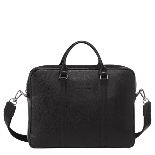 Black Women's Longchamp Le Foulonné XS Leather Briefcase | 8514073-UB