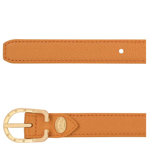 Orange Women's Longchamp Le Foulonné Leather Belts | 0654192-GV