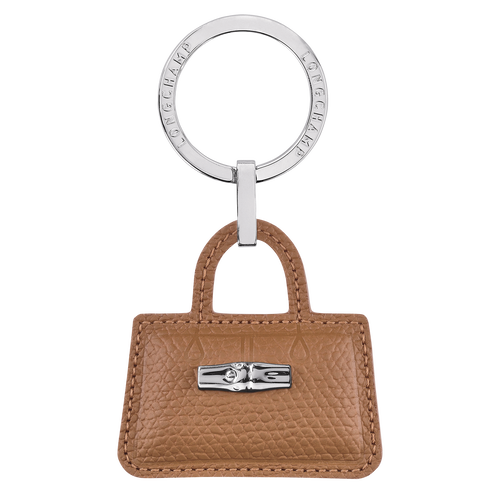 Beige Women's Longchamp Roseau Leather Key Rings | 5918076-FO