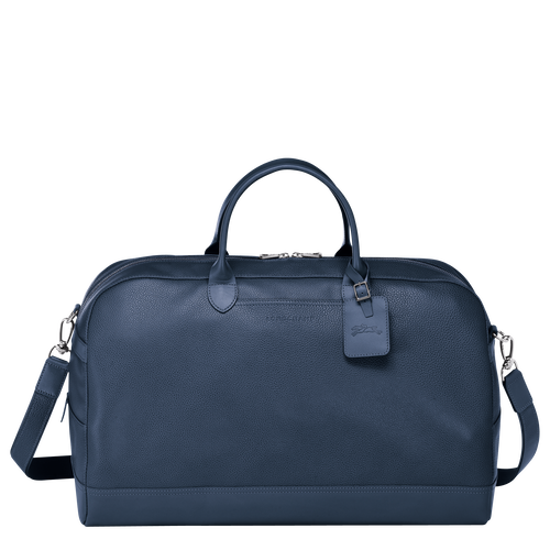 Blue Women's Longchamp Le Foulonné L Leather Travel Bags | 6135974-VP