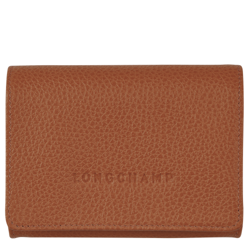 Brown Women's Longchamp Le Foulonné Leather Coin Purses | 7893205-EJ
