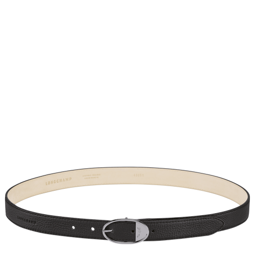 Black Women's Longchamp Mailbox Leather Belts | 9340127-WA