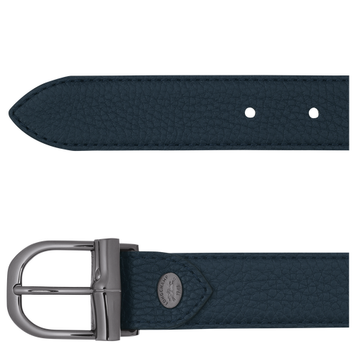 Blue Women's Longchamp Roseau Leather Belts | 1354982-CX