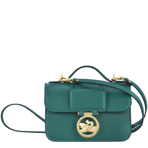 Green Women's Longchamp Box-Trot XS Leather Crossbody Bags | 6524087-YQ