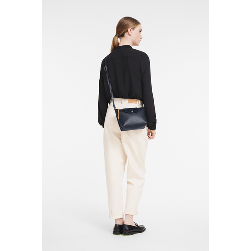 Blue Women's Longchamp Le Pliage City Canvas Crossbody Bags | 2407153-NF