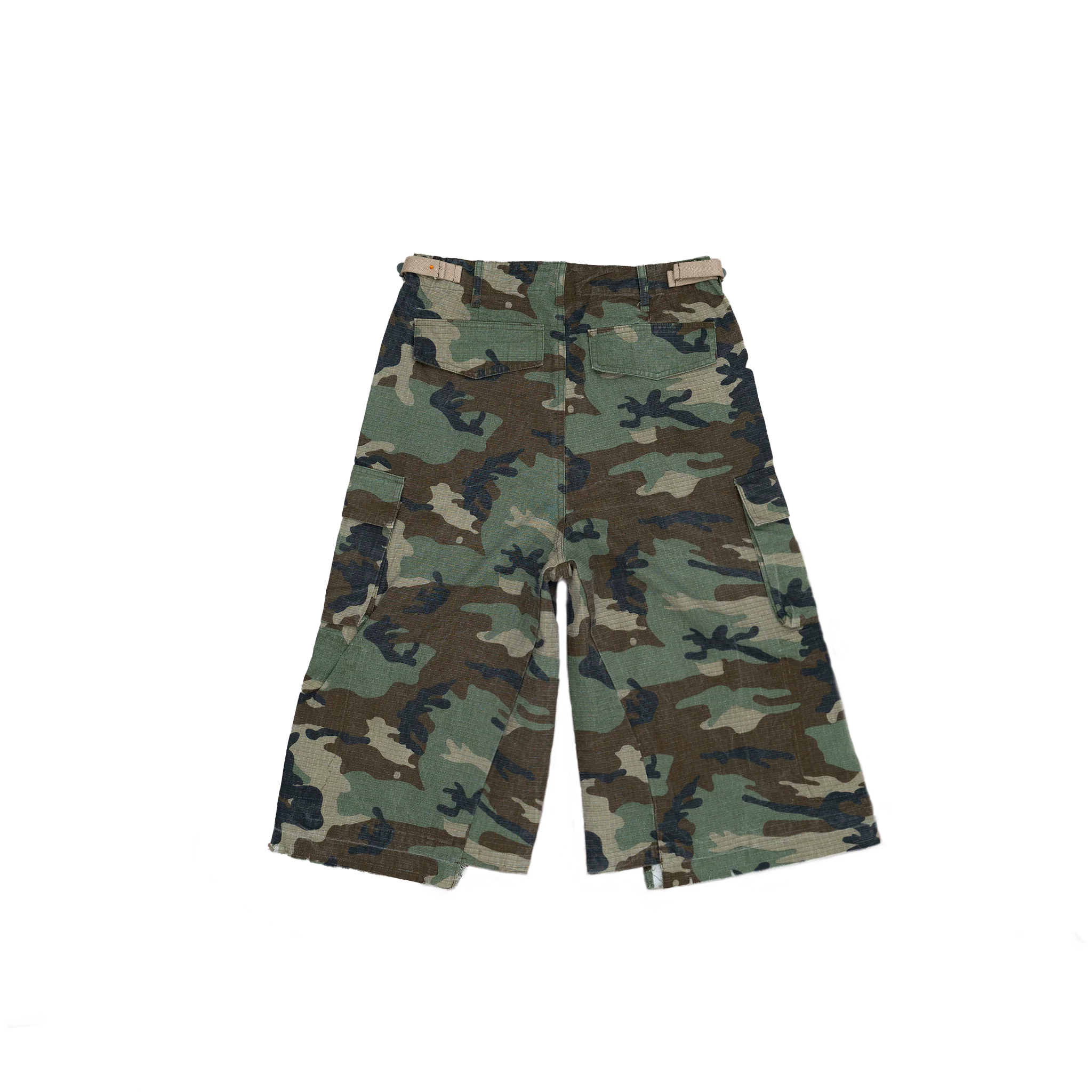 Green Camo Cargo Shorts - WSBYTLP