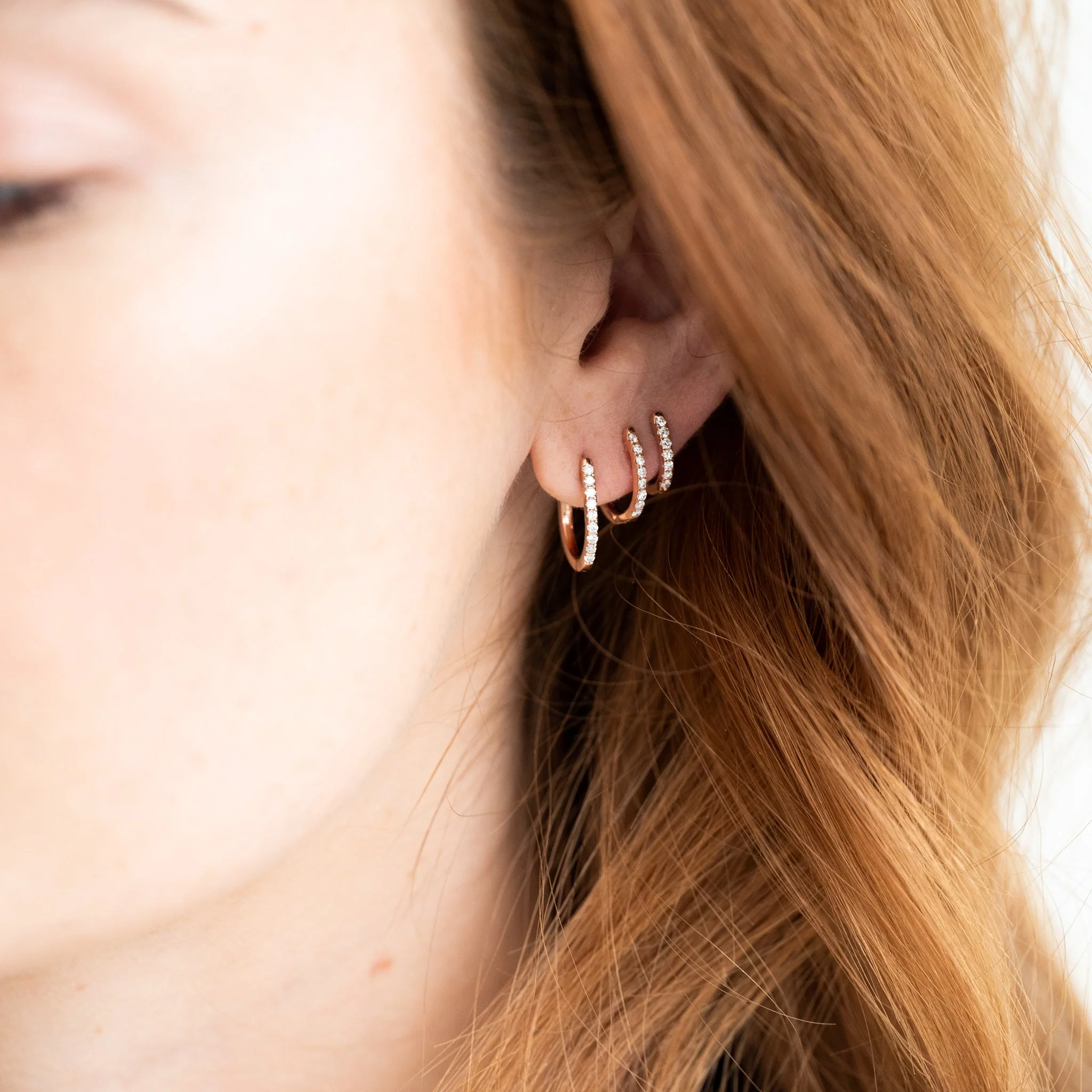 The Large Diamond Hoops - WSBYTLP