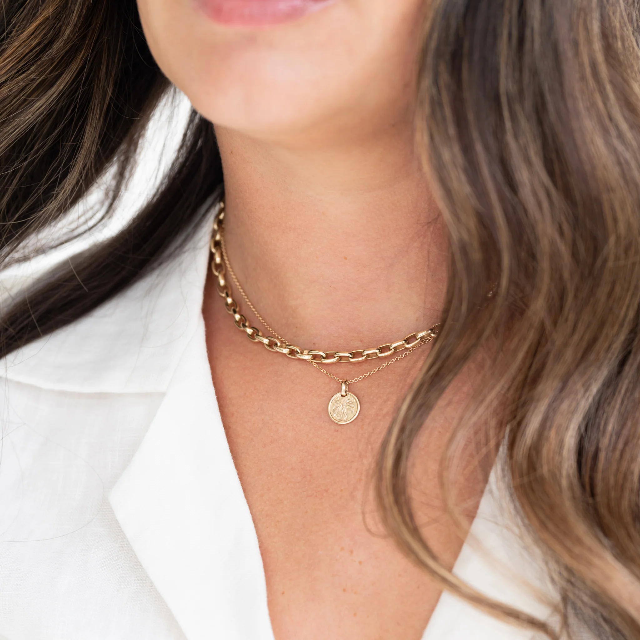 The Small Guardian Angel Medallion - WSBYTLP