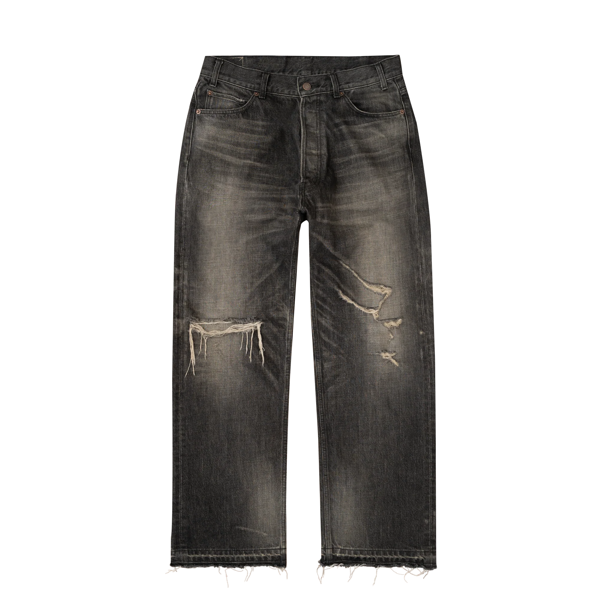 Vintage Black Thrashed Denim (UPGRADED) - WSBYTLP