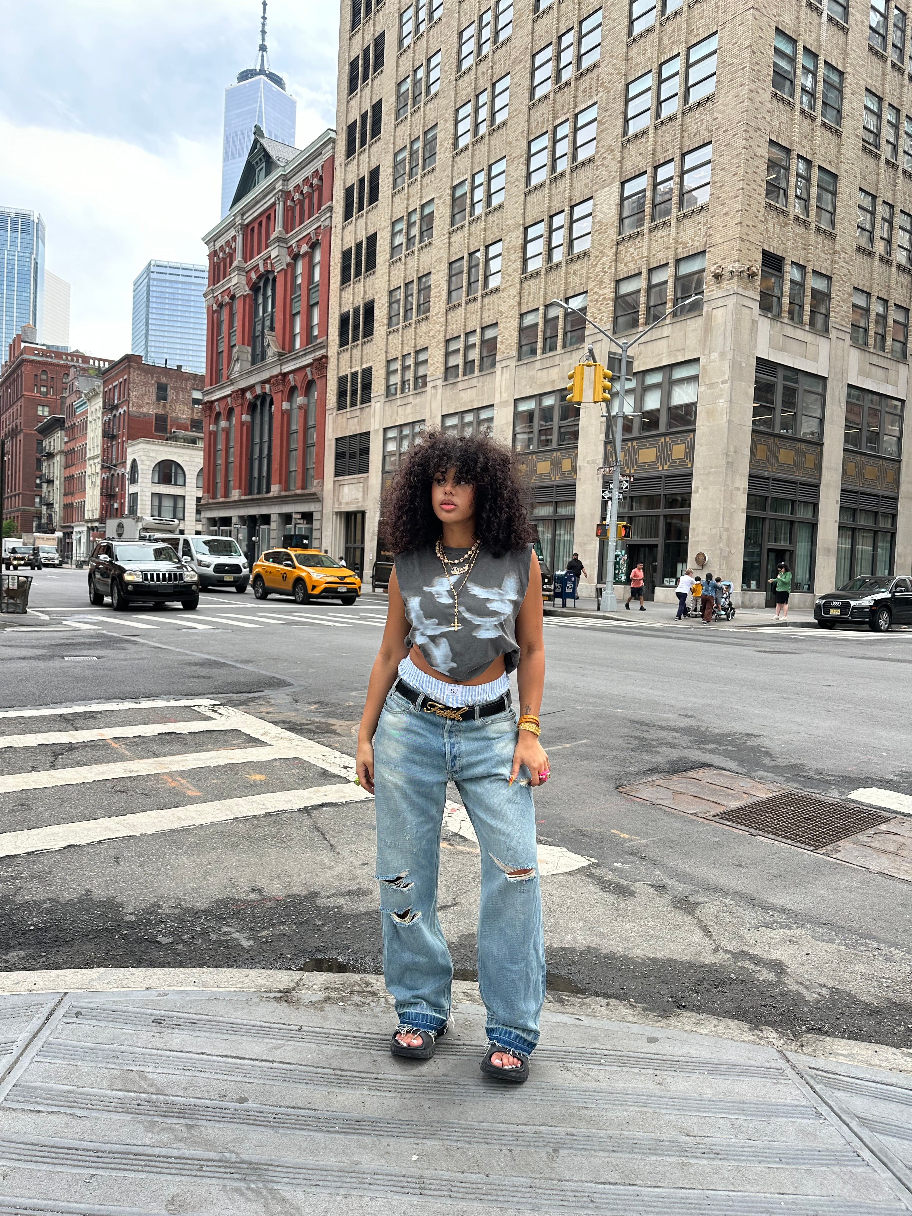 Thrashed Baggy Denim - WSBYTLP