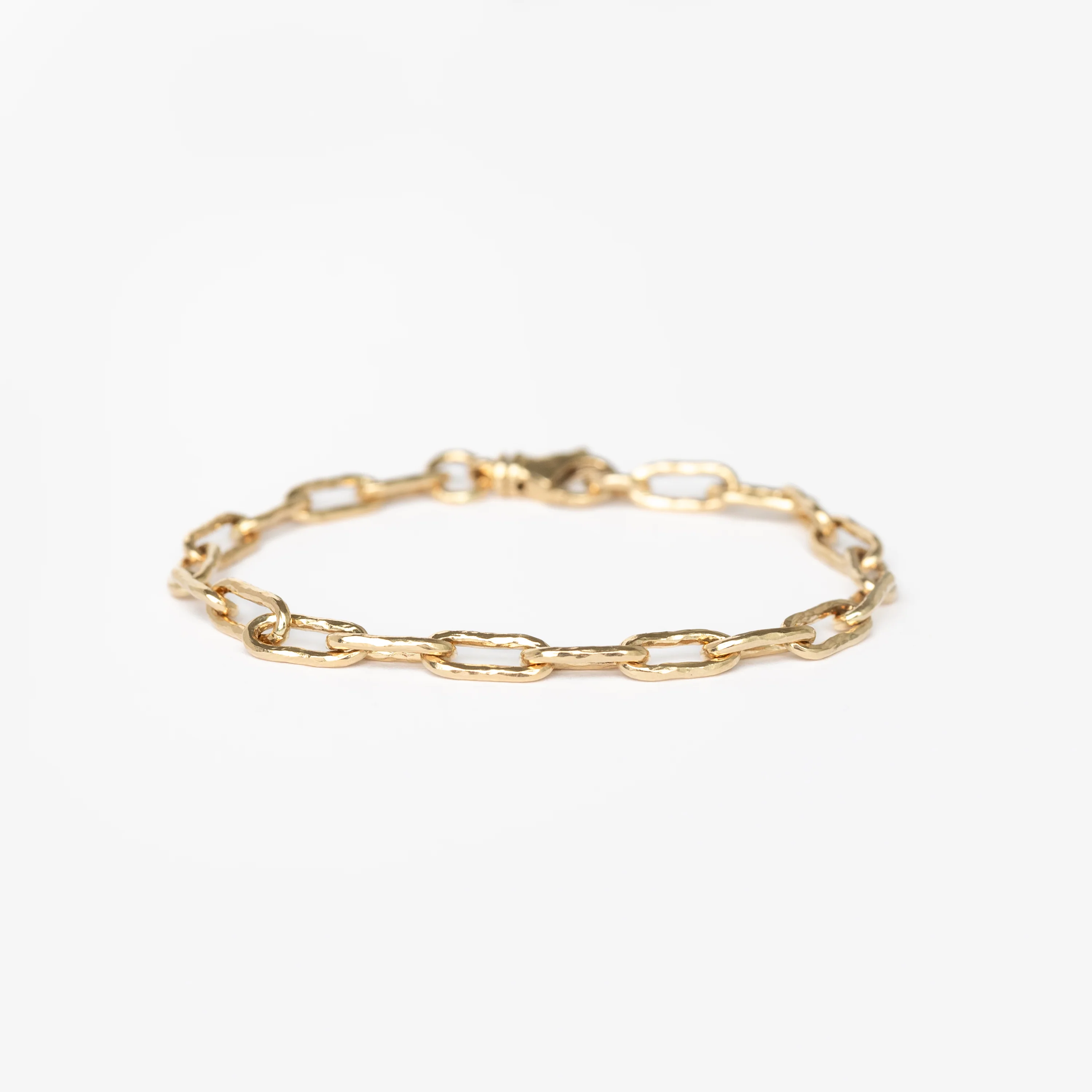 The Hammered Chain Link Bracelet - WSBYTLP