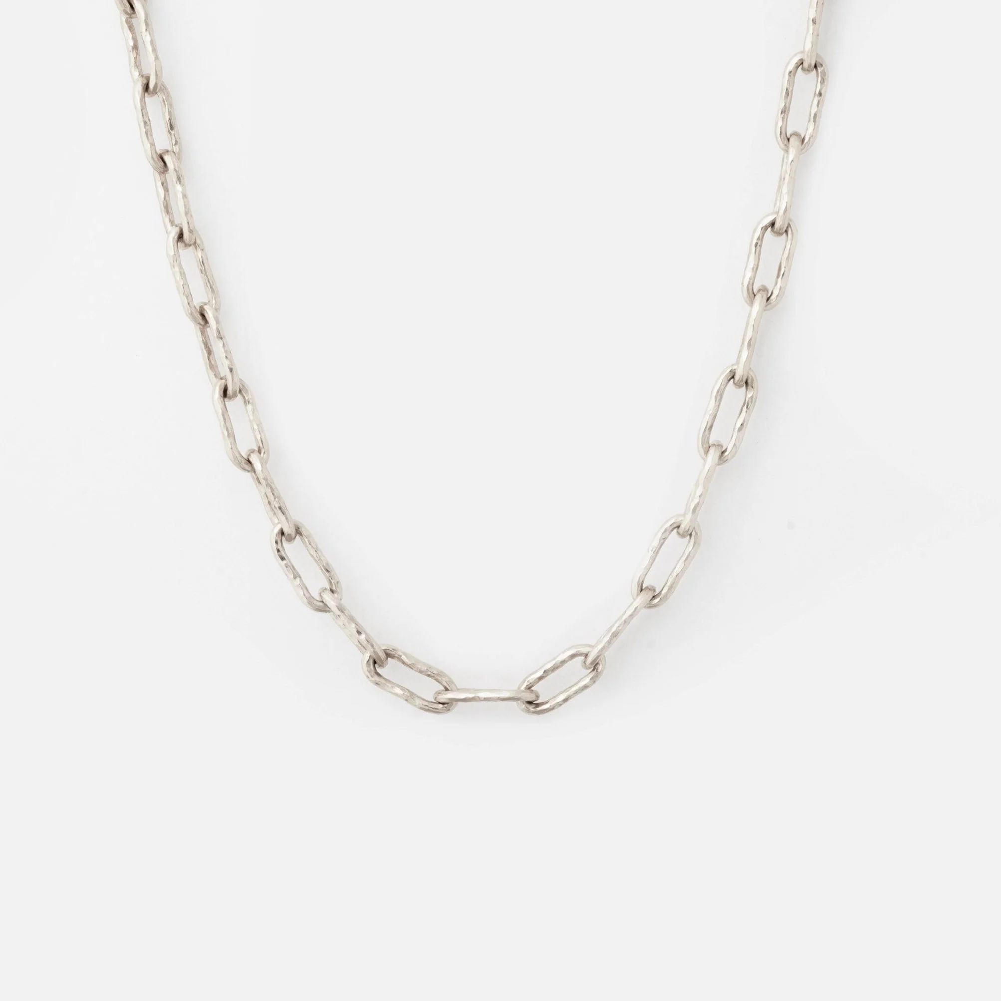 The Hammered Chain Link Necklace - WSBYTLP