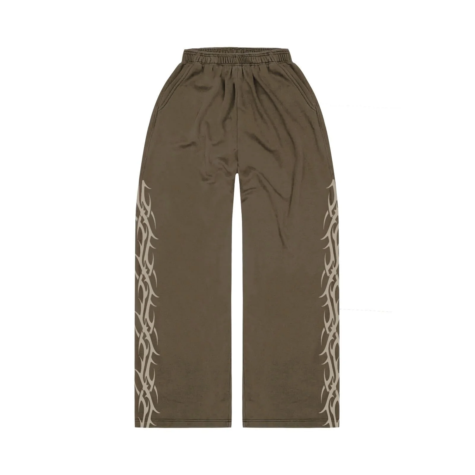 Brown Tribal Sweatpants - WSBYTLP