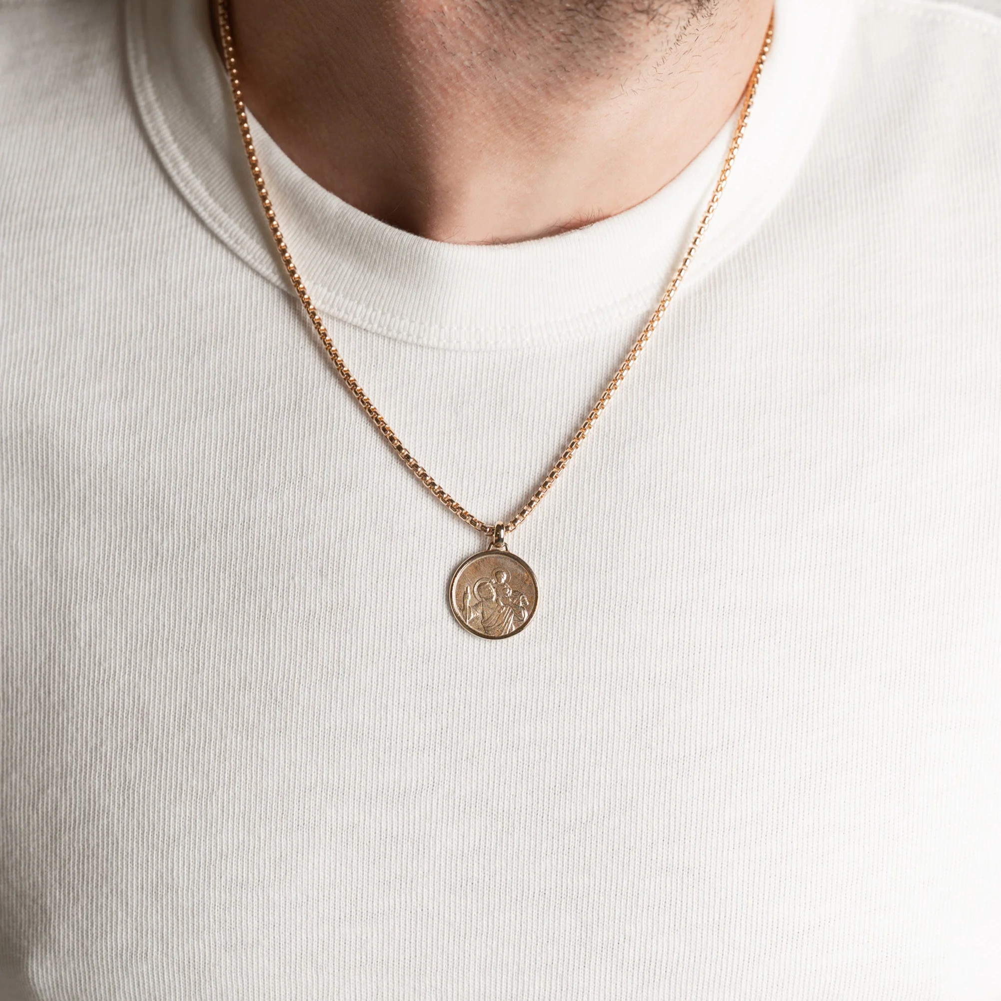 The Men's St. Christopher Medallion - WSBYTLP