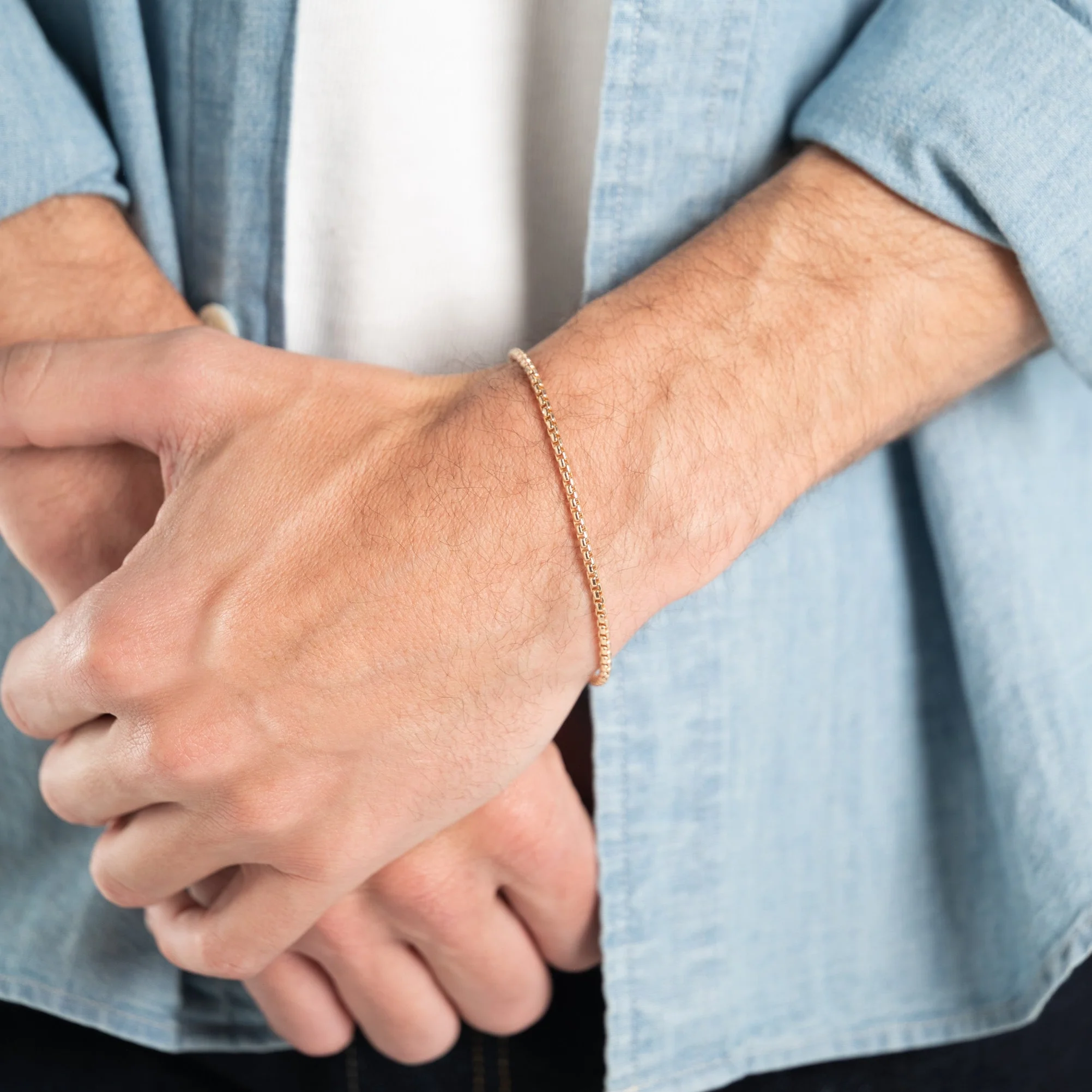 The Chunky Box Chain Bracelet - WSBYTLP