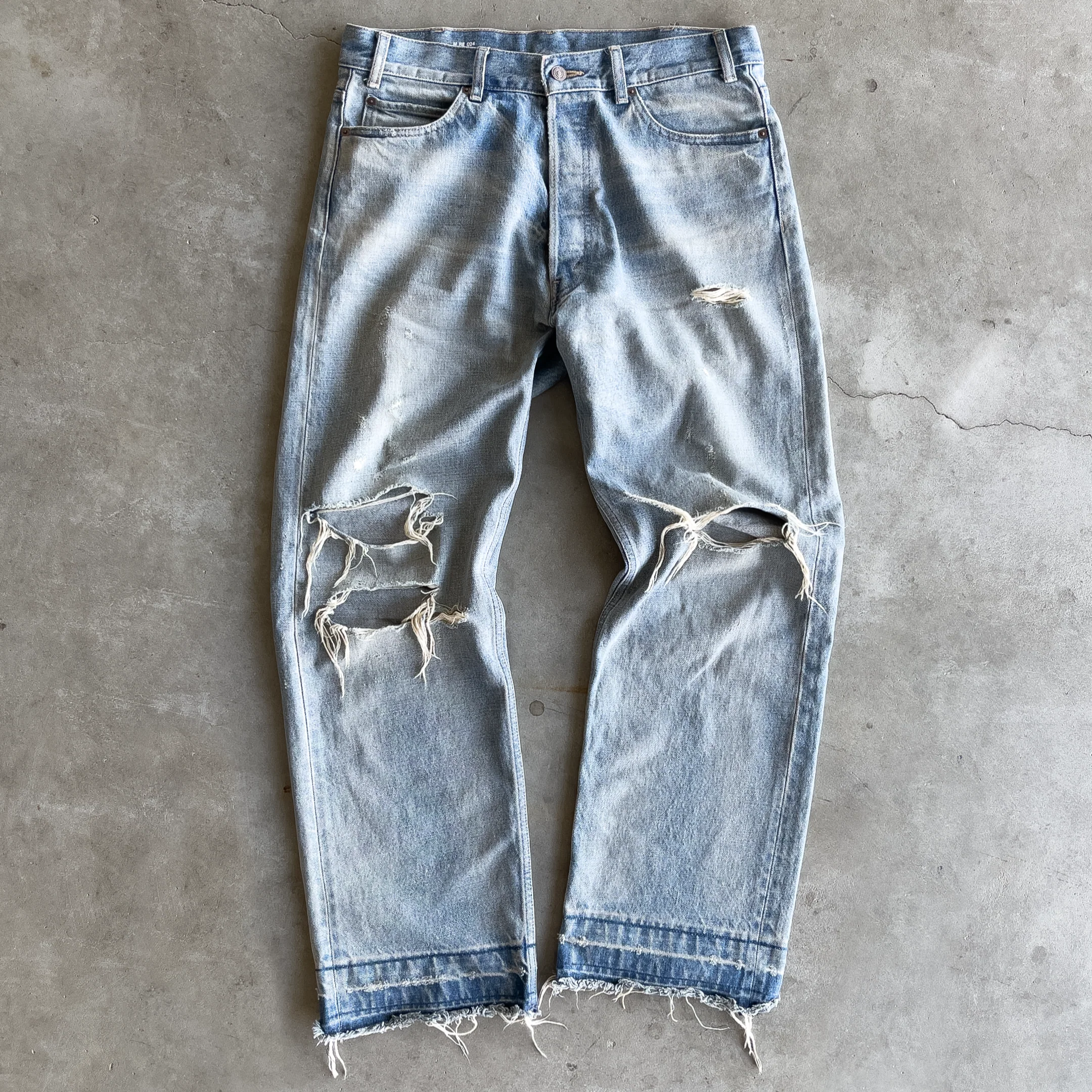 Vintage Blue Thrashed Denim (UPGRADED) - WSBYTLP