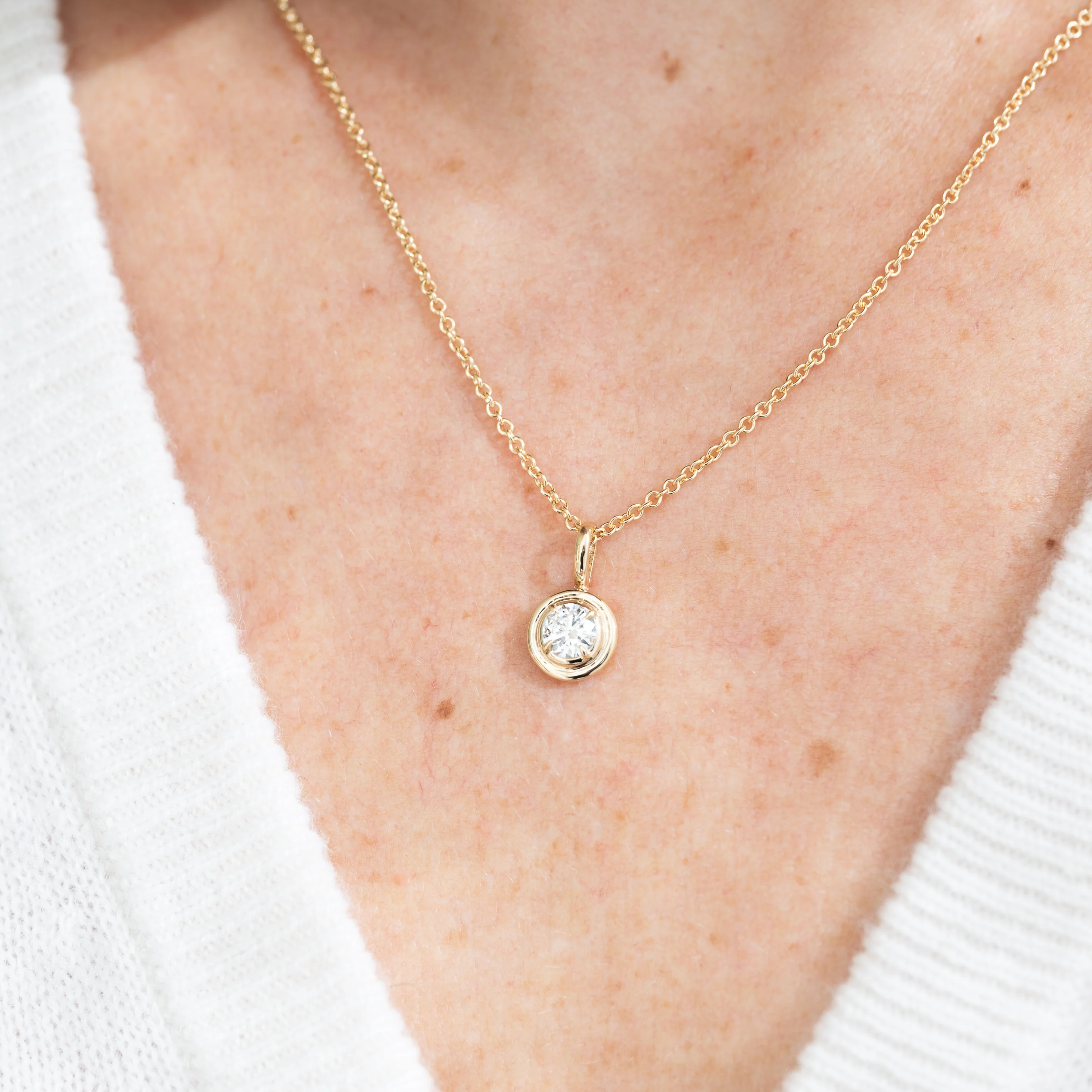 The Half Carat Diamond Pendant - WSBYTLP