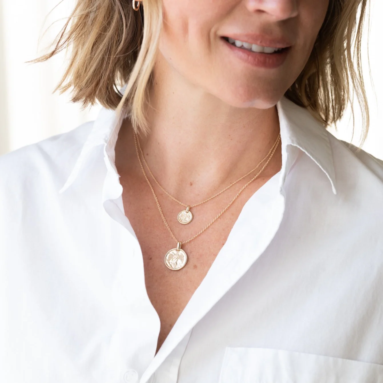 The Large Guardian Angel Medallion - WSBYTLP