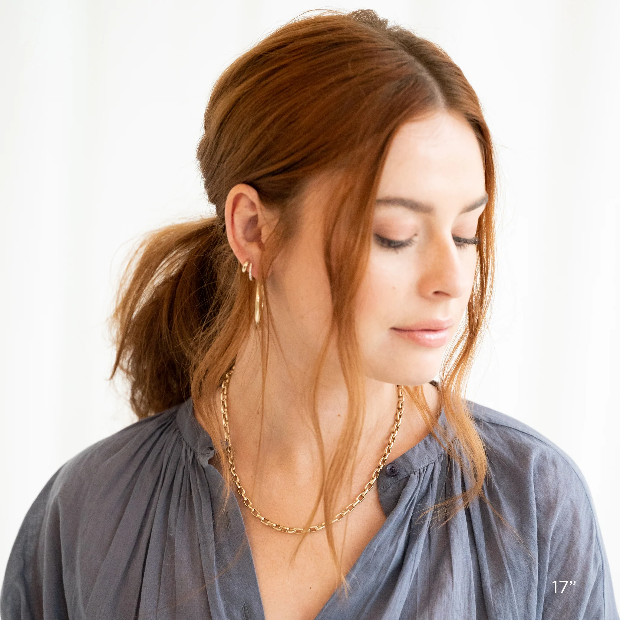 The Square Chain Link Necklace - WSBYTLP