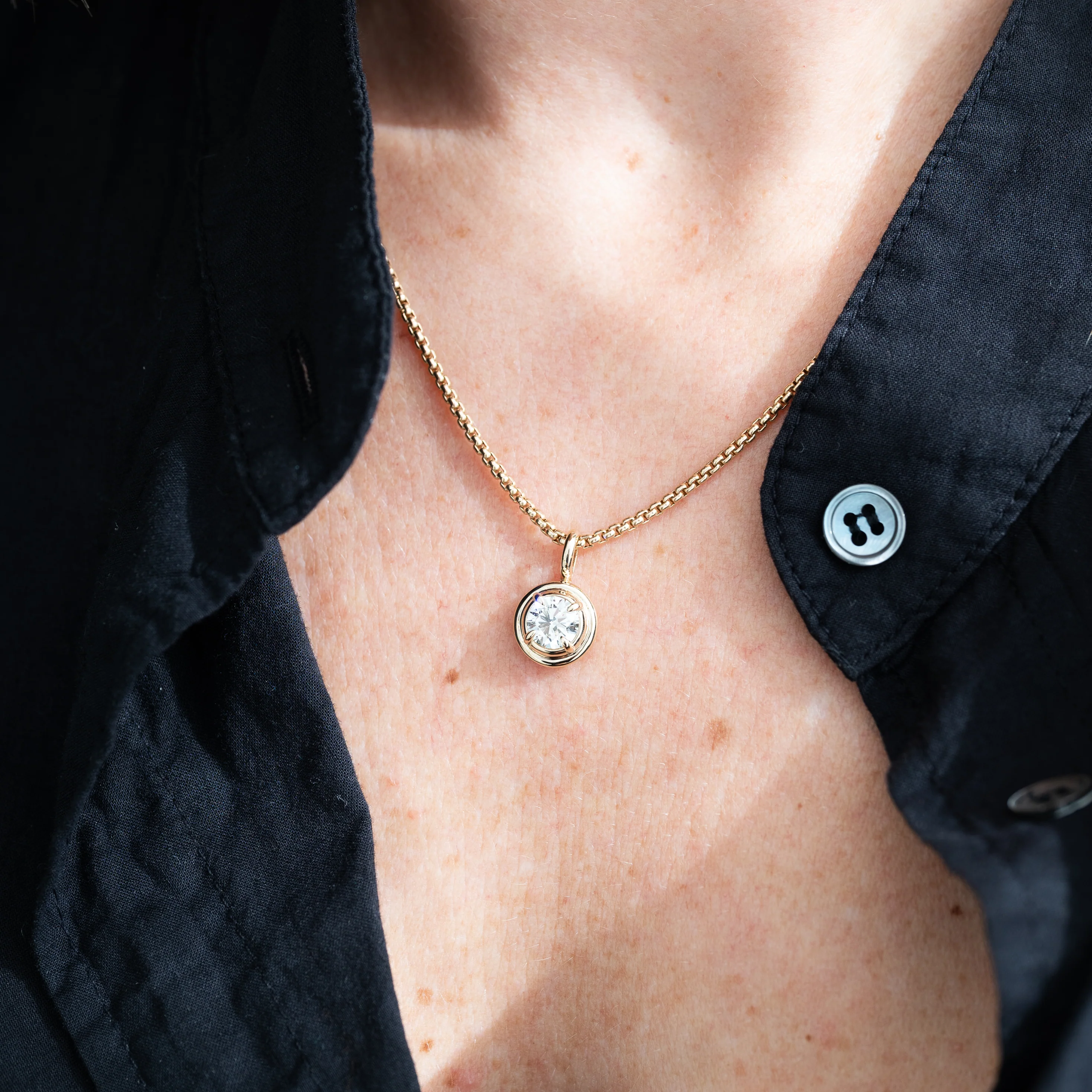 The One Carat Diamond Pendant - WSBYTLP