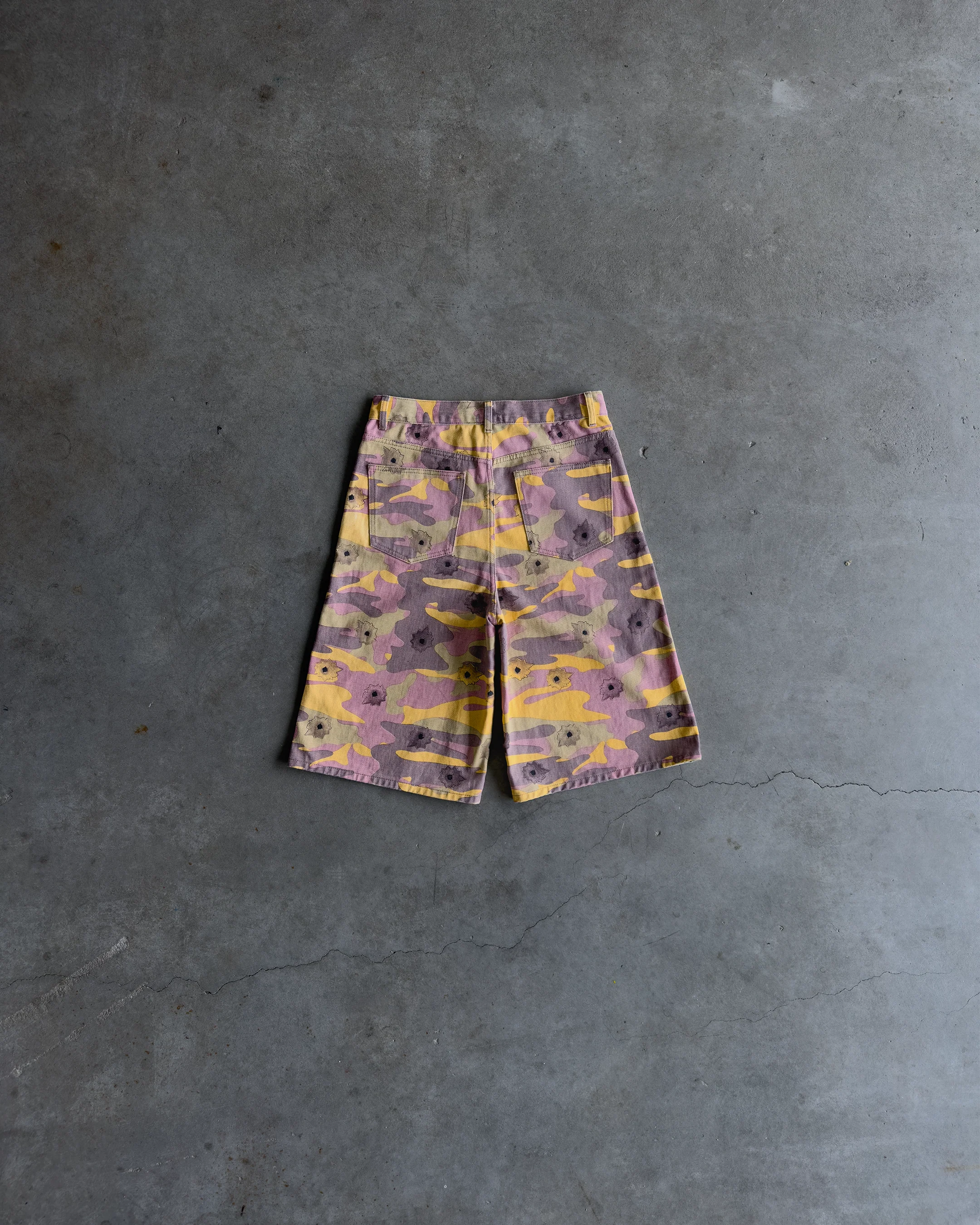 Paris Camo Jorts - WSBYTLP