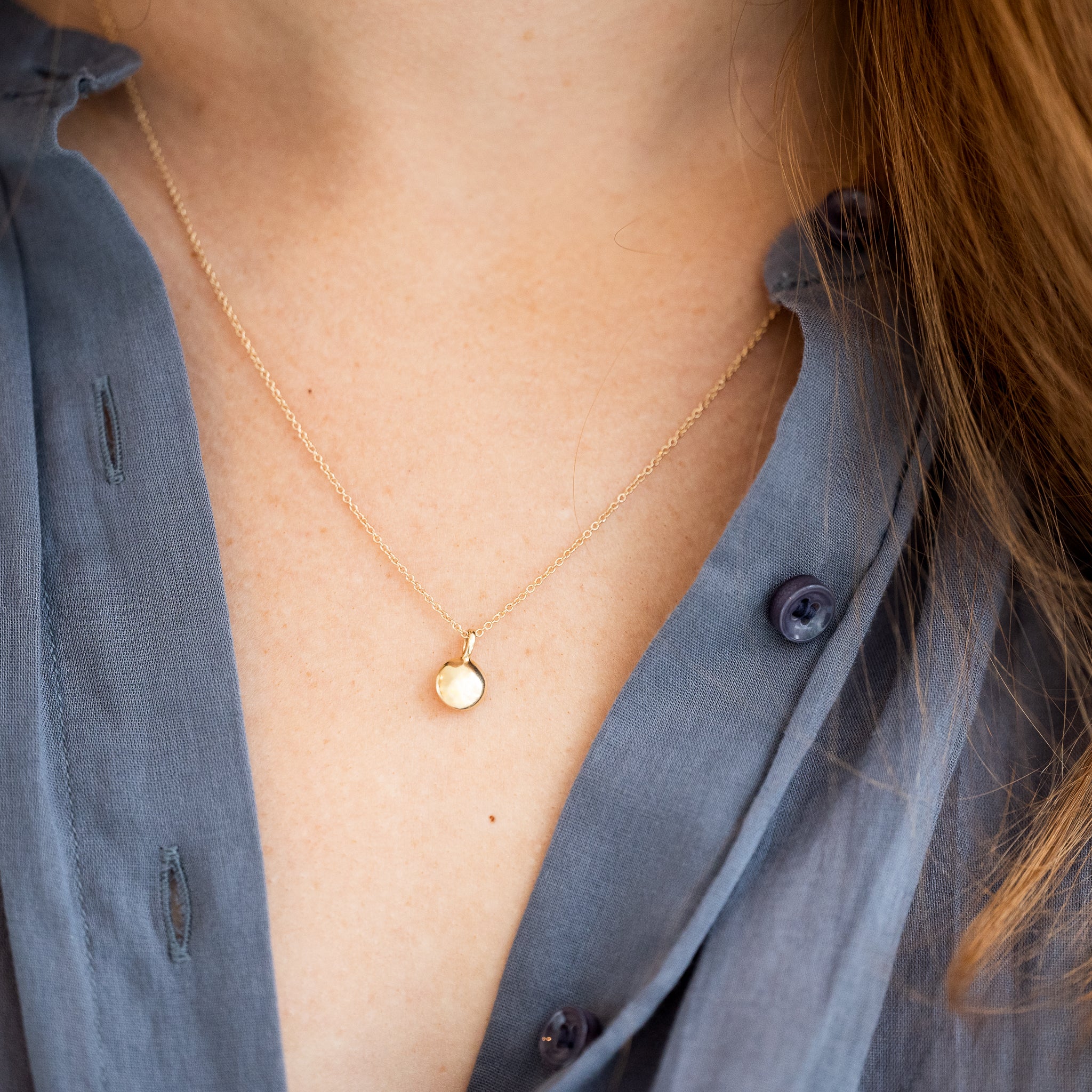 The Mini Puff Pendant Necklace - WSBYTLP