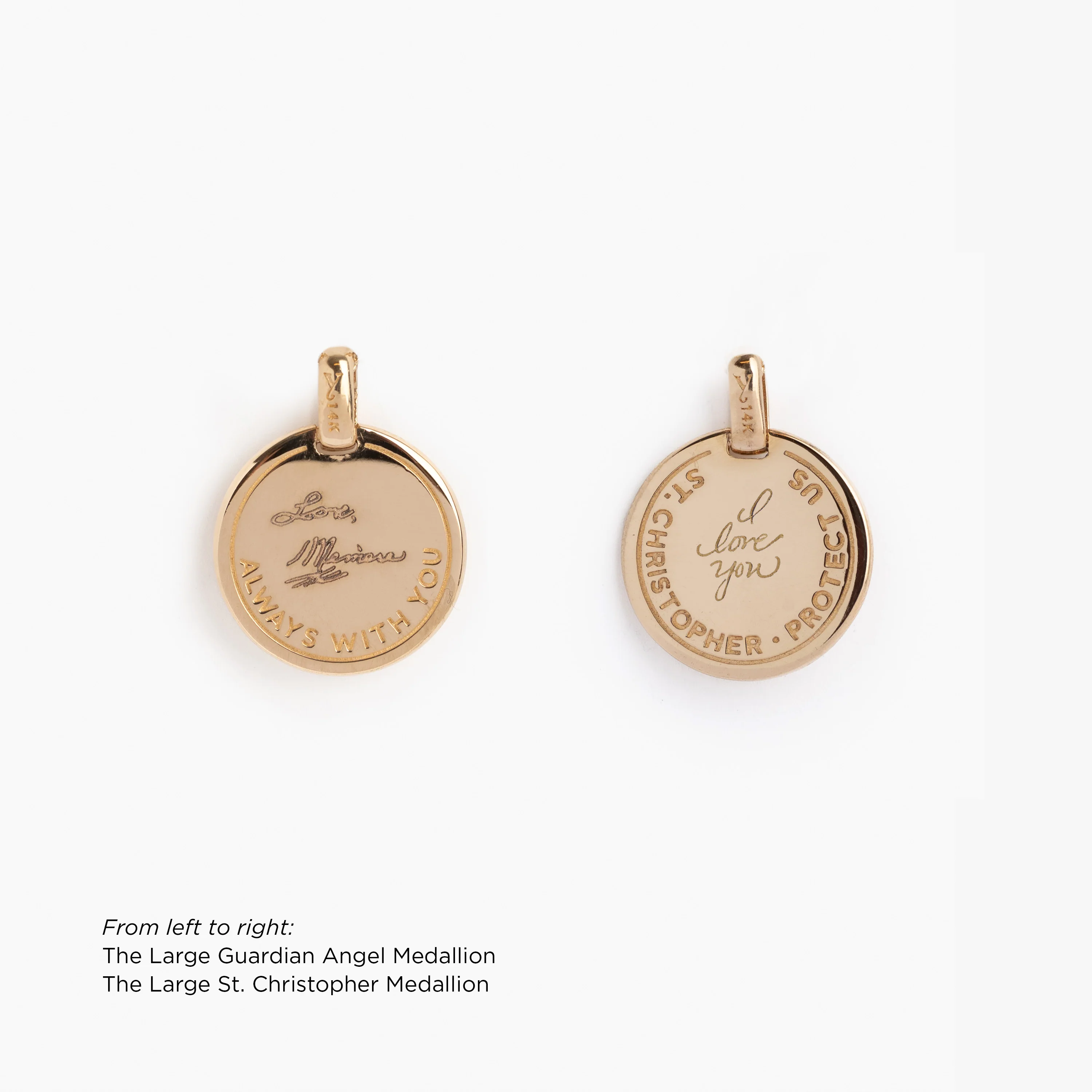 The Large Guardian Angel Medallion - WSBYTLP