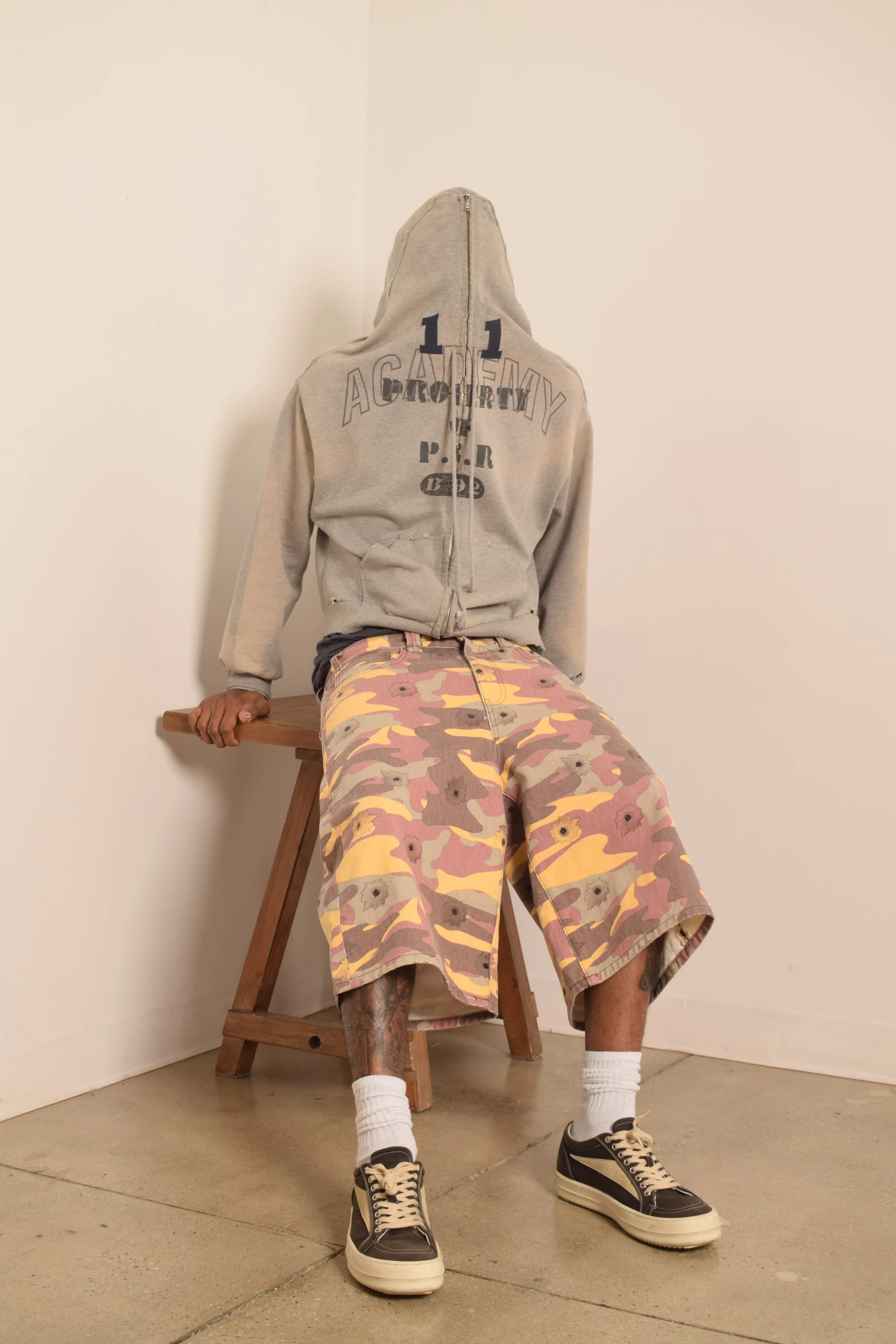 Paris Camo Jorts - WSBYTLP