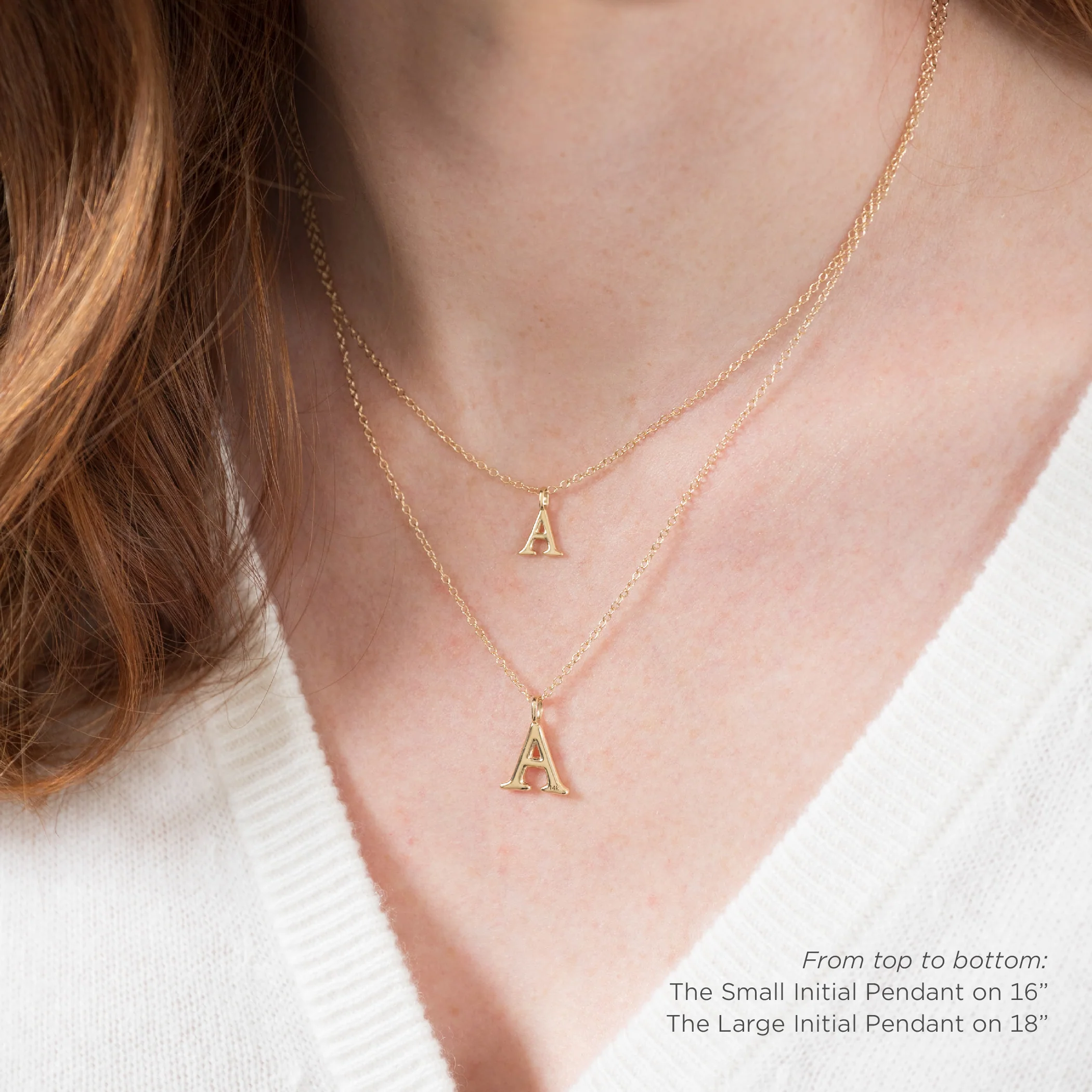 The Small Initial Pendant - WSBYTLP