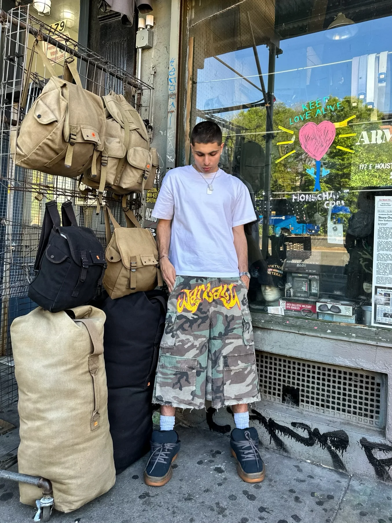 War Baby Camo Cargo Shorts - WSBYTLP