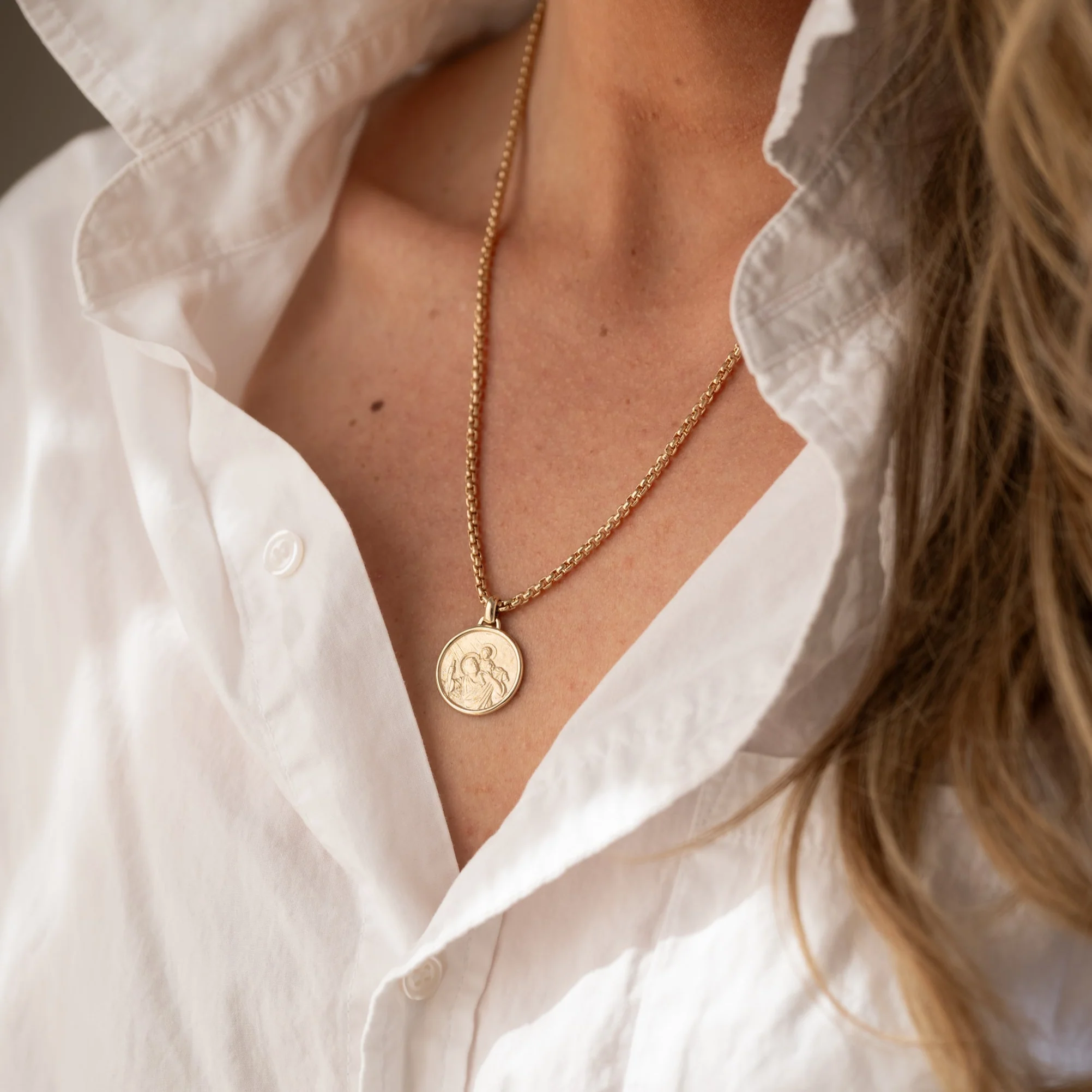 The Men's St. Christopher Medallion - WSBYTLP