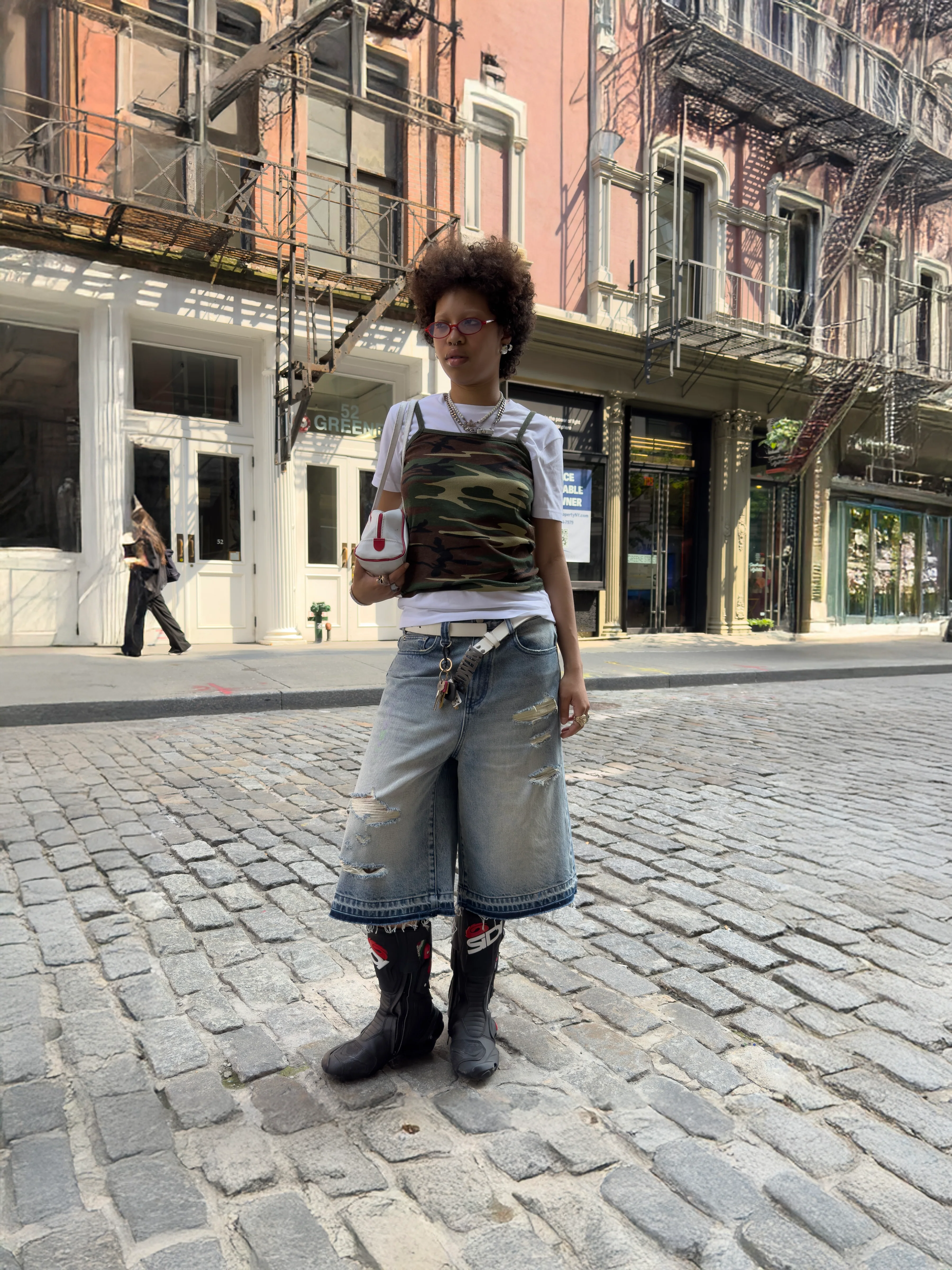 Vintage Thrashed Blue Jorts - WSBYTLP