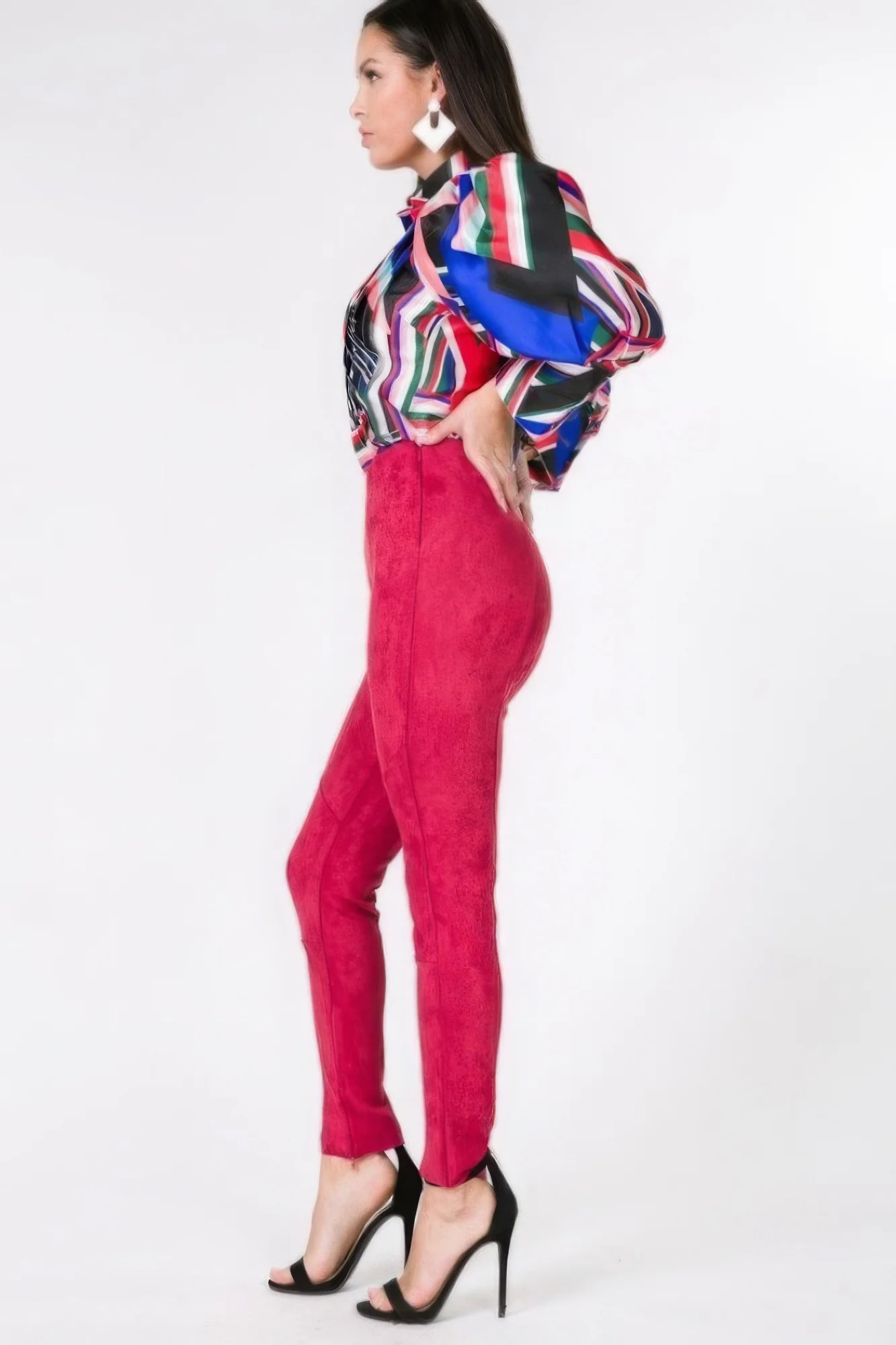 Faux Suede Skinny Pants - WSBYTLP