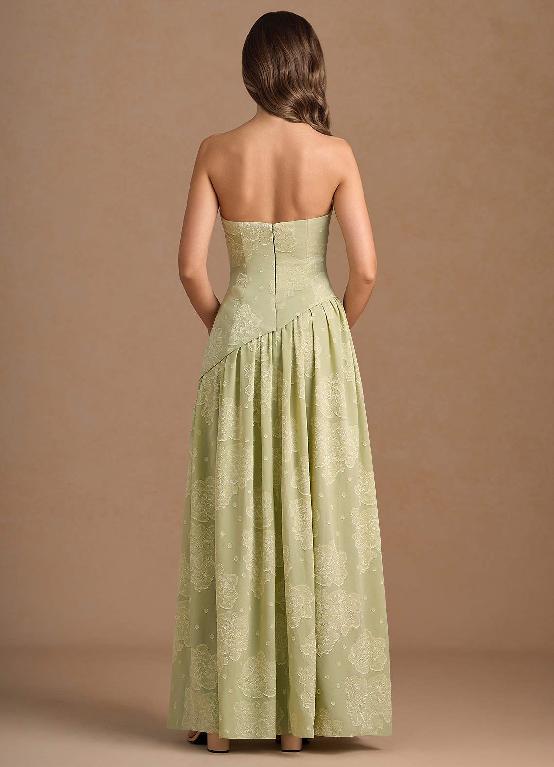 Marcella Celadon Maxi Dress  Dress - WSBYTLP