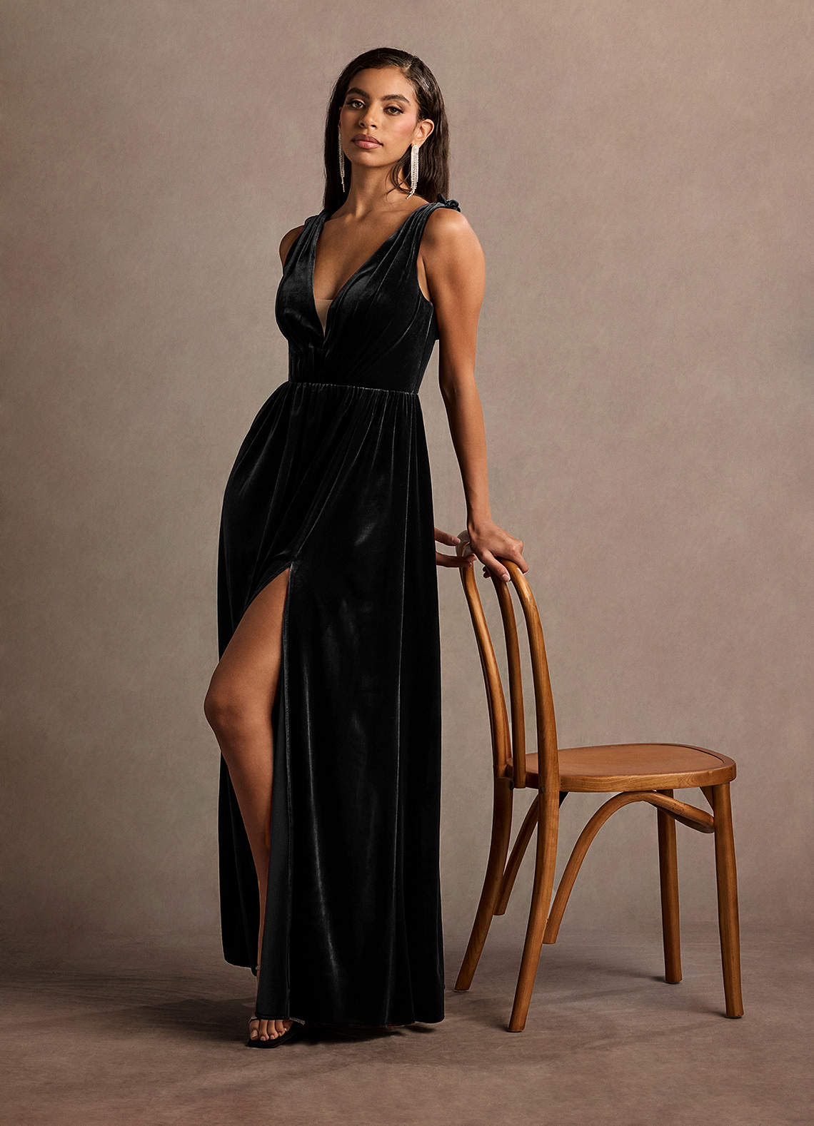 Katniss Black Rose Gown  Dress - WSBYTLP