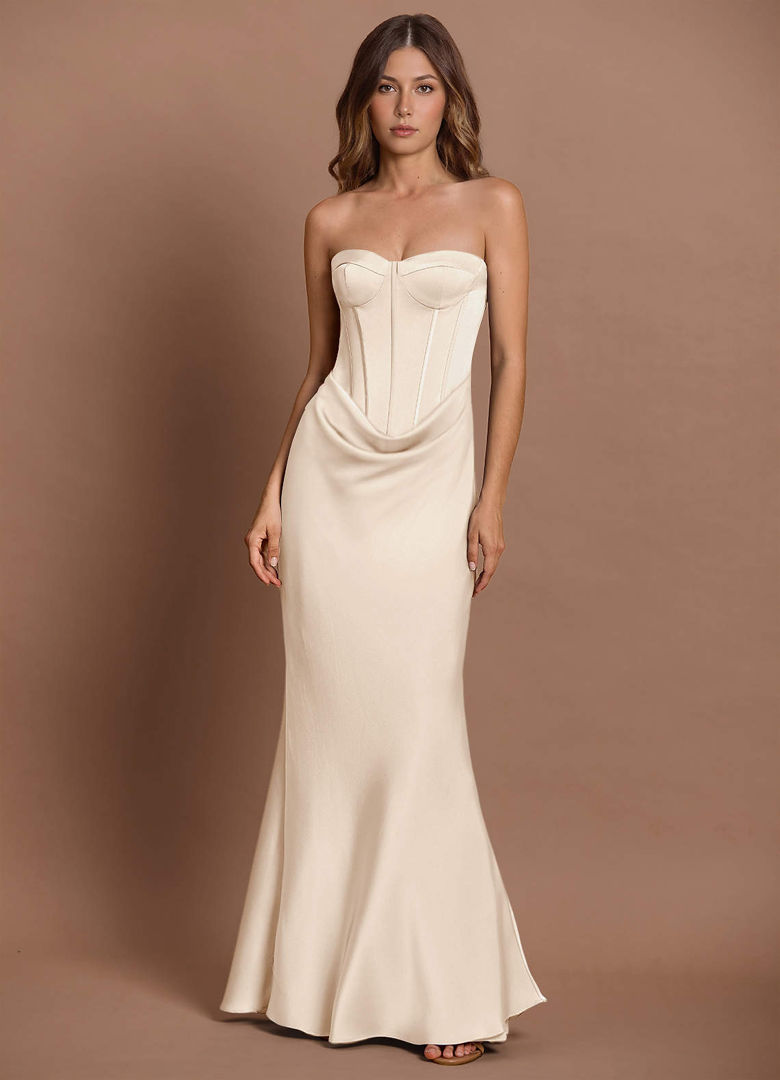 Lirielle Cream Maxi Dress  Dress - WSBYTLP