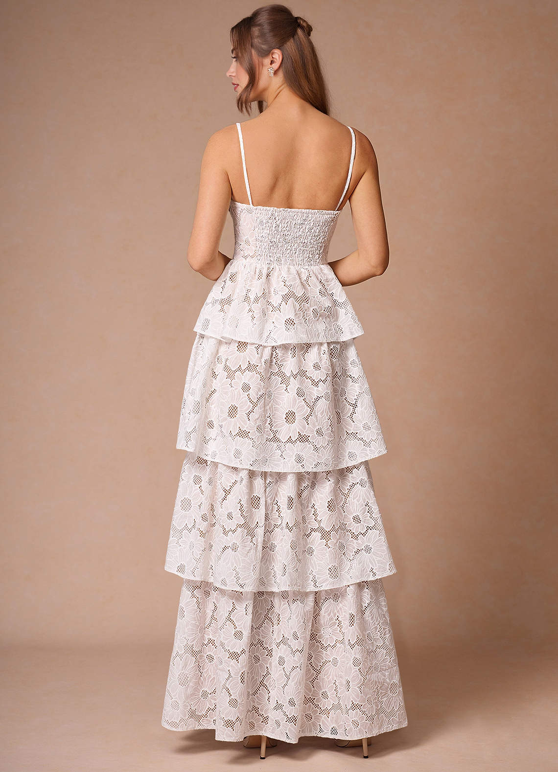 Galadriel White Lace Layered Dress  Dress - WSBYTLP