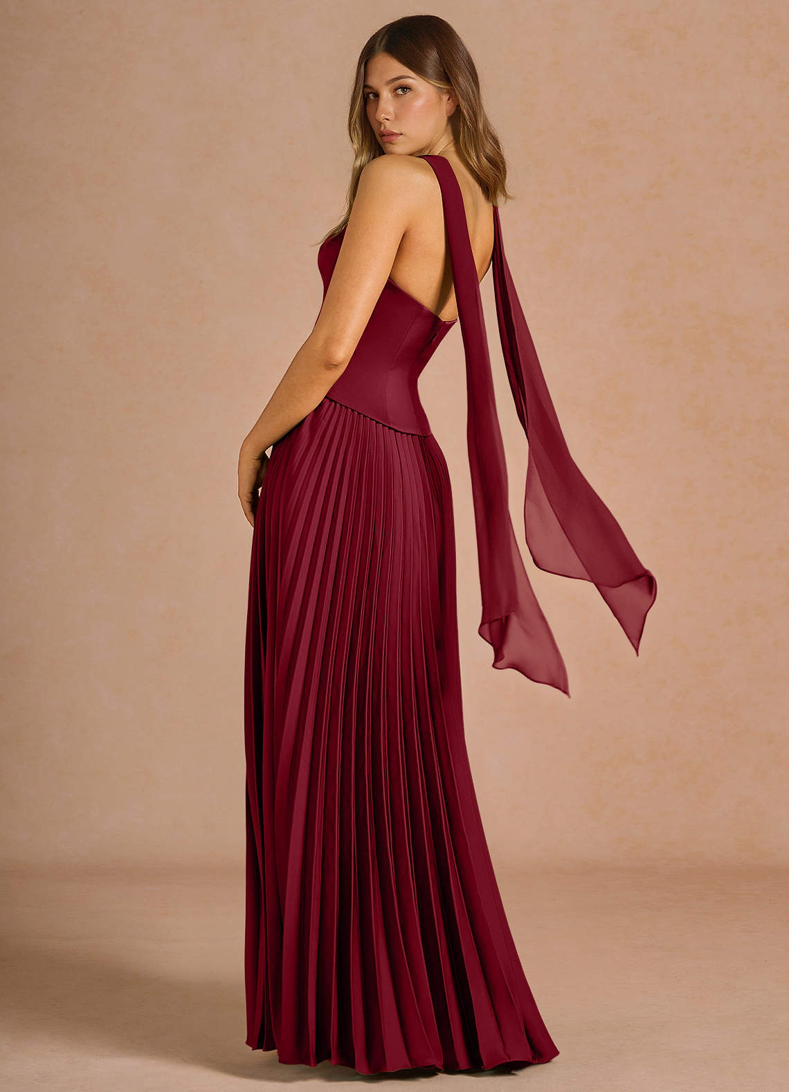 Rylan Merlot Maxi Dress  Dress - WSBYTLP