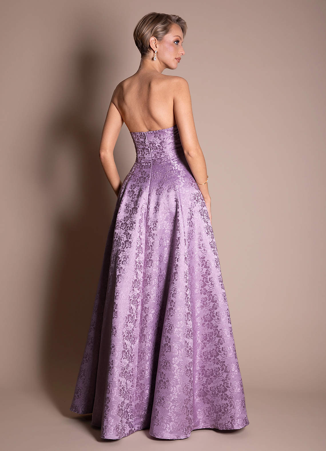 Alisa Vintage Lilac Maxi Dress  Dress - WSBYTLP