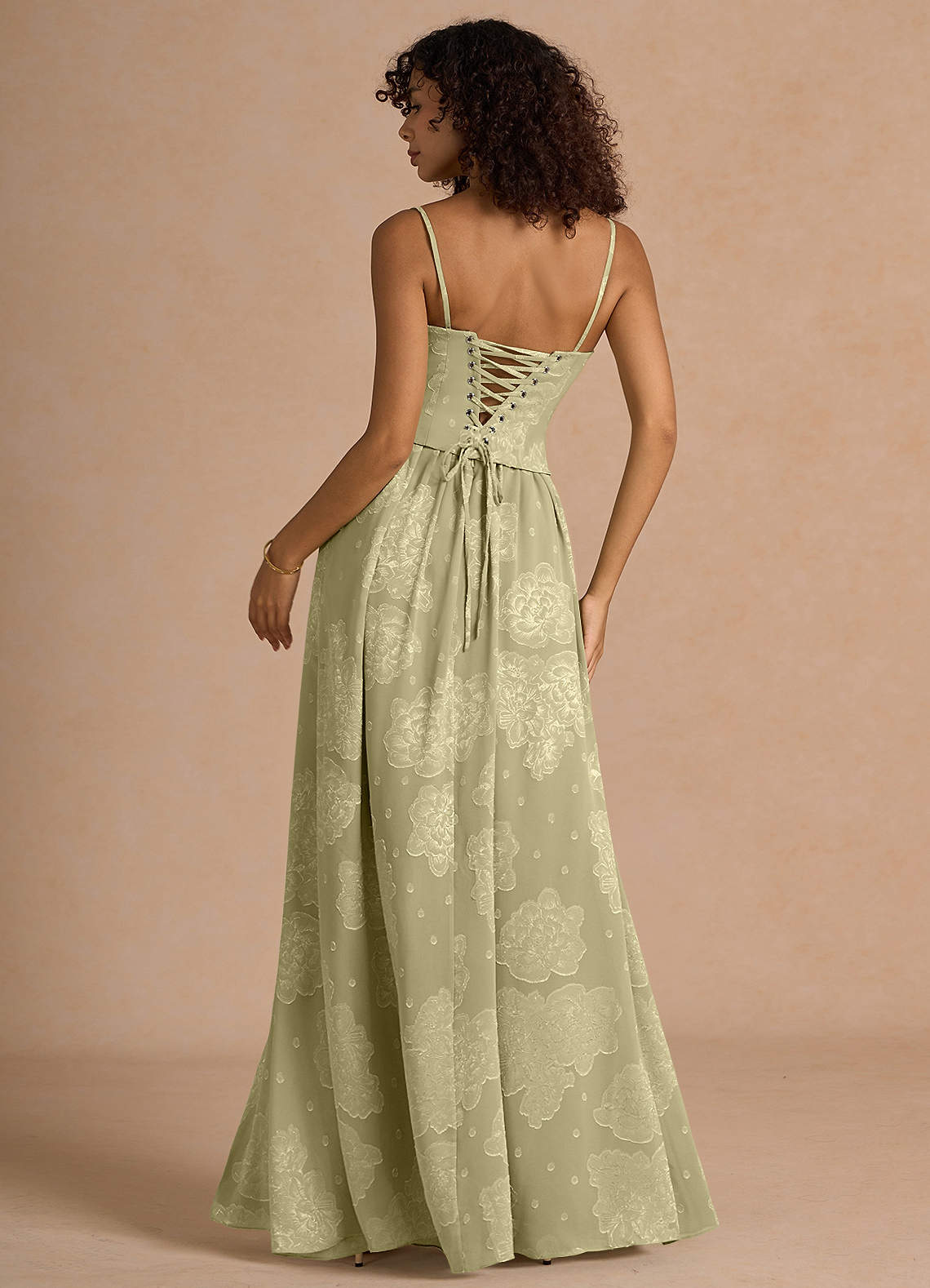Isaura Celadon Maxi Dress  Dress - WSBYTLP