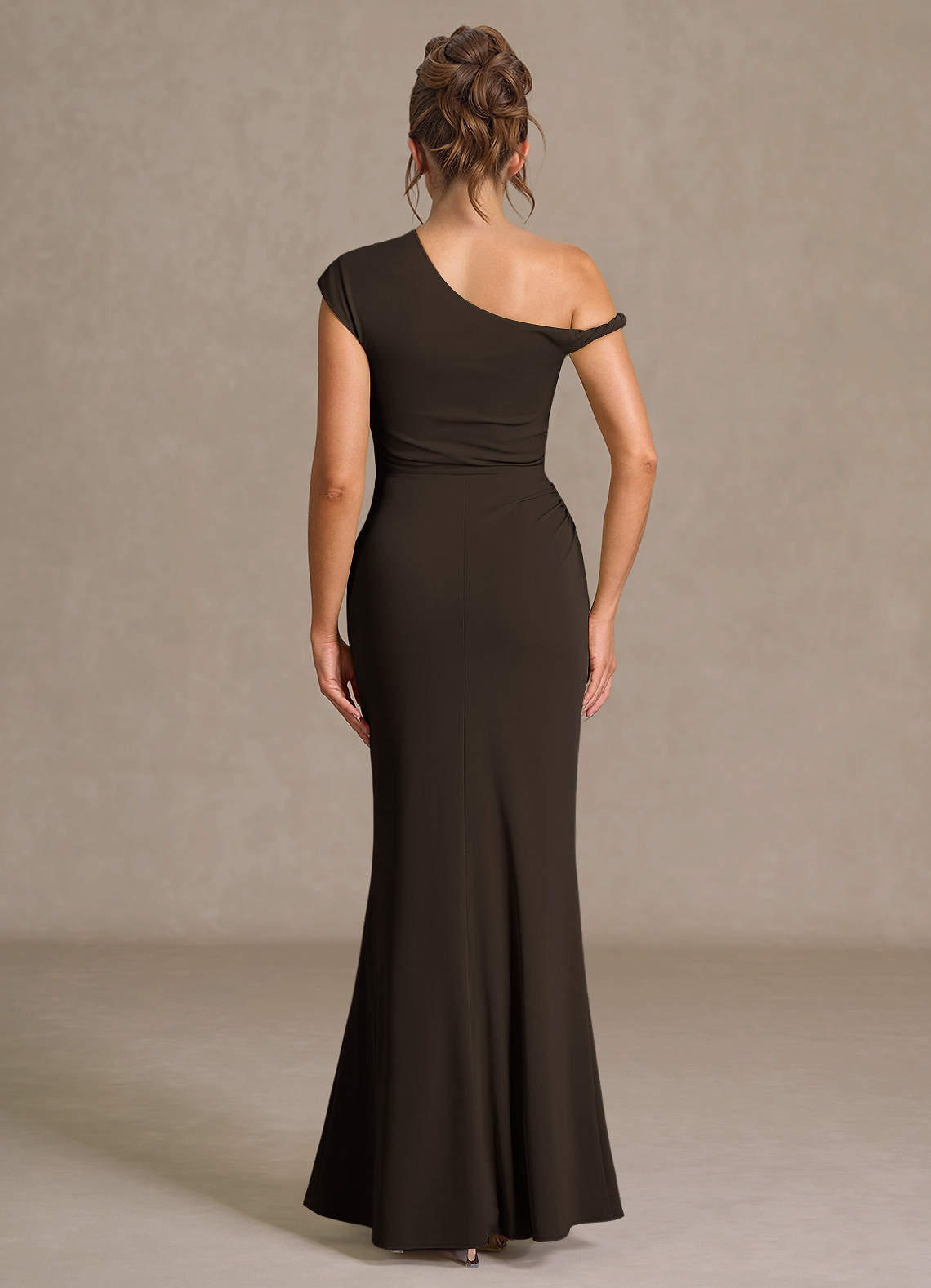 Heliora Chocolate Maxi Dress  Dress - WSBYTLP