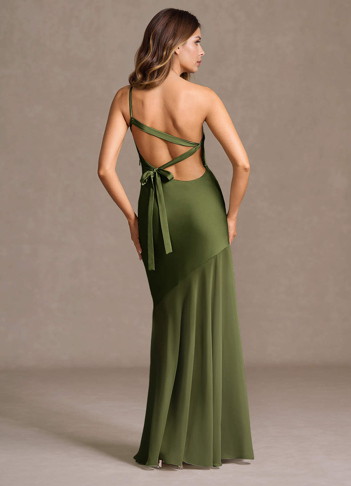 Fatima Olive Maxi Dress  Dress - WSBYTLP