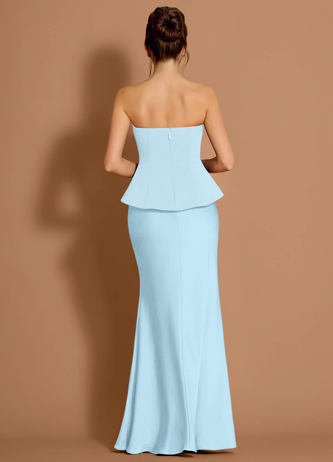 Zeraya Sky Blue Maxi Dress  Dress - WSBYTLP