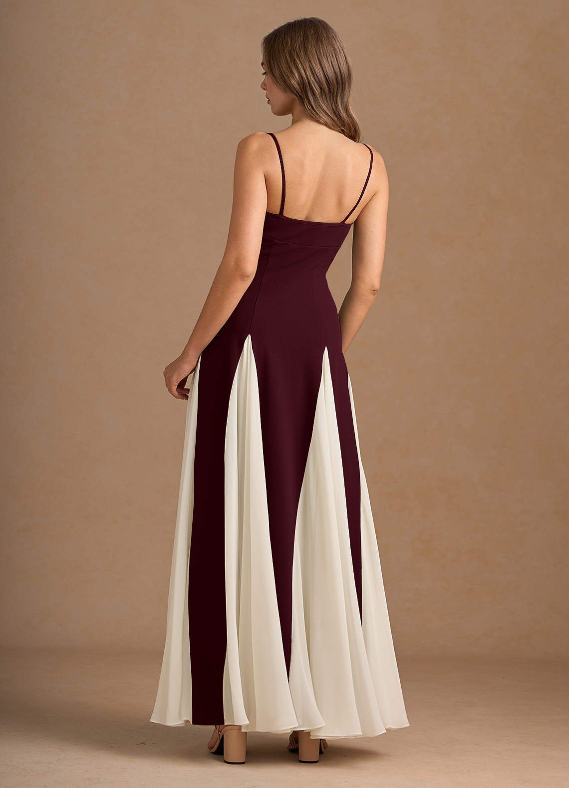 Jessenia Wine Maxi Dress  Dress - WSBYTLP